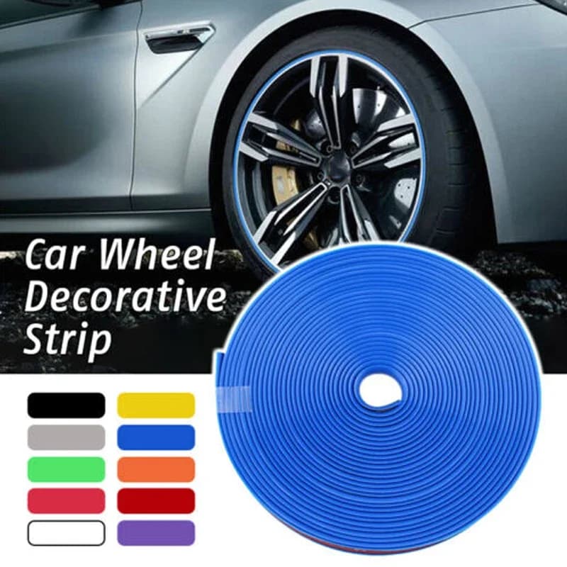 8 m Universal Car Tires styling mouldings Wheel protectors Wheel edge protection Car wheel wall tire protection Care covers