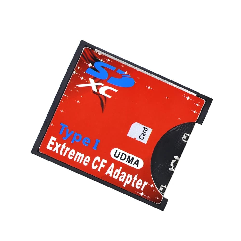 Wifi SD to CF Card Adapter MMC SDHC SDXC to Standard Compact Flash Type I Card Converter UDMA Card Reader For Camera