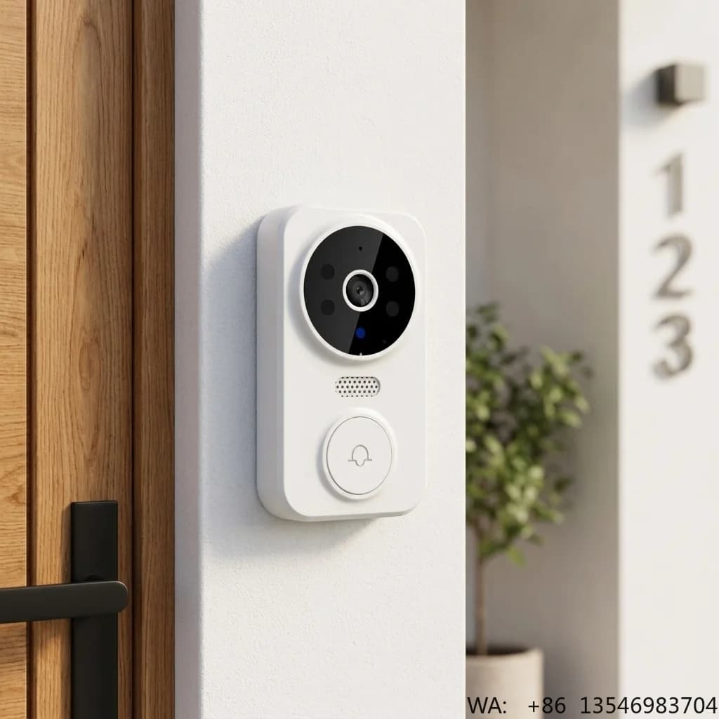 Campanello Video Smart M8 con Citofono Bidirezionale, Visione Notturna a Infrarossi, WiFi Wireless, Telecamera per Porta con Design per Casa e Bar