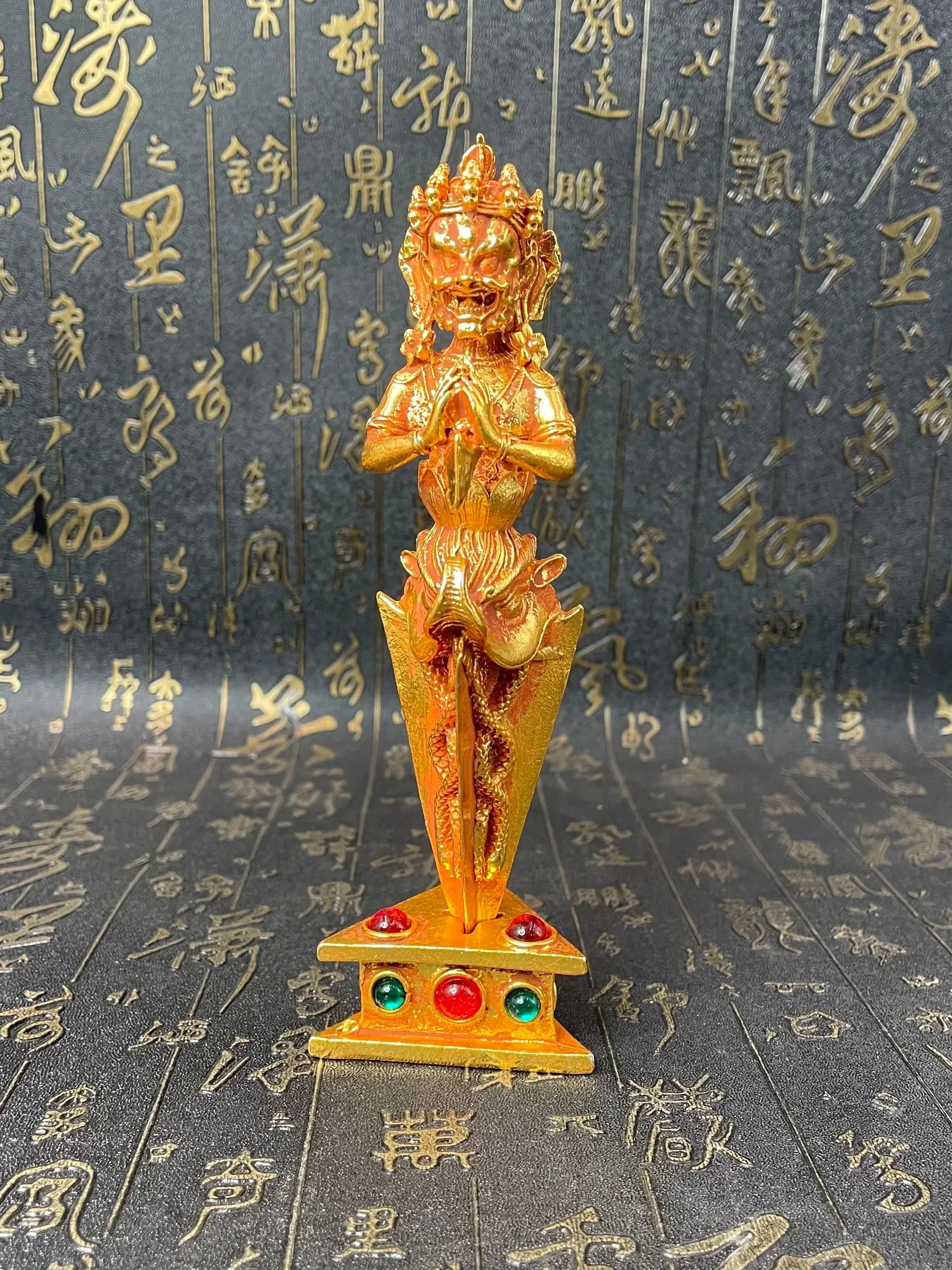 Two-piece Vajra and Bell Tibetan Buddhist Esoteric Ritual Implements for Demon Subjugation
