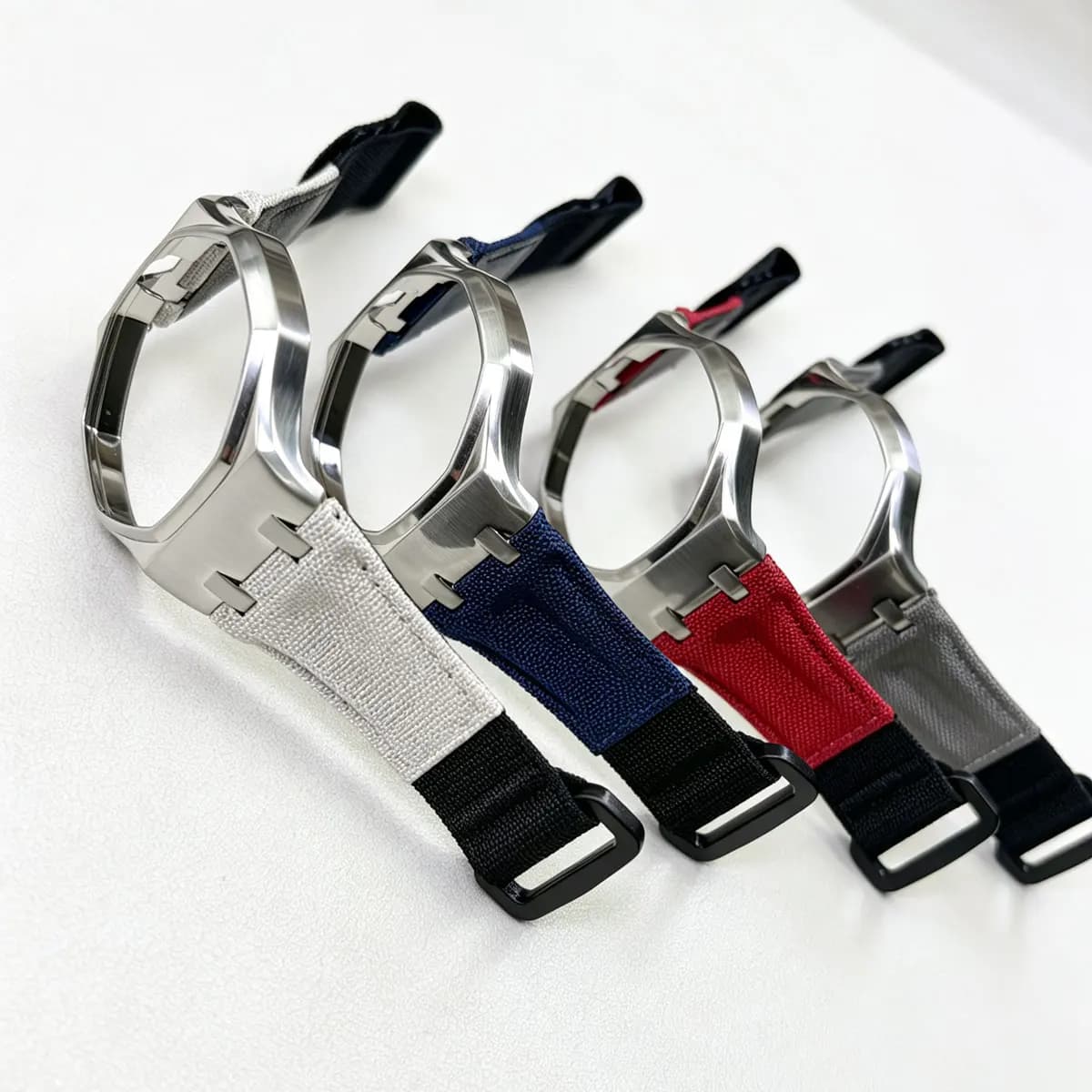 Oxford Cloth Nylon Strap and Metal Protective Case for the APSwatch Audemars Piguet Co-Branded Royal Pop Pocket Watch