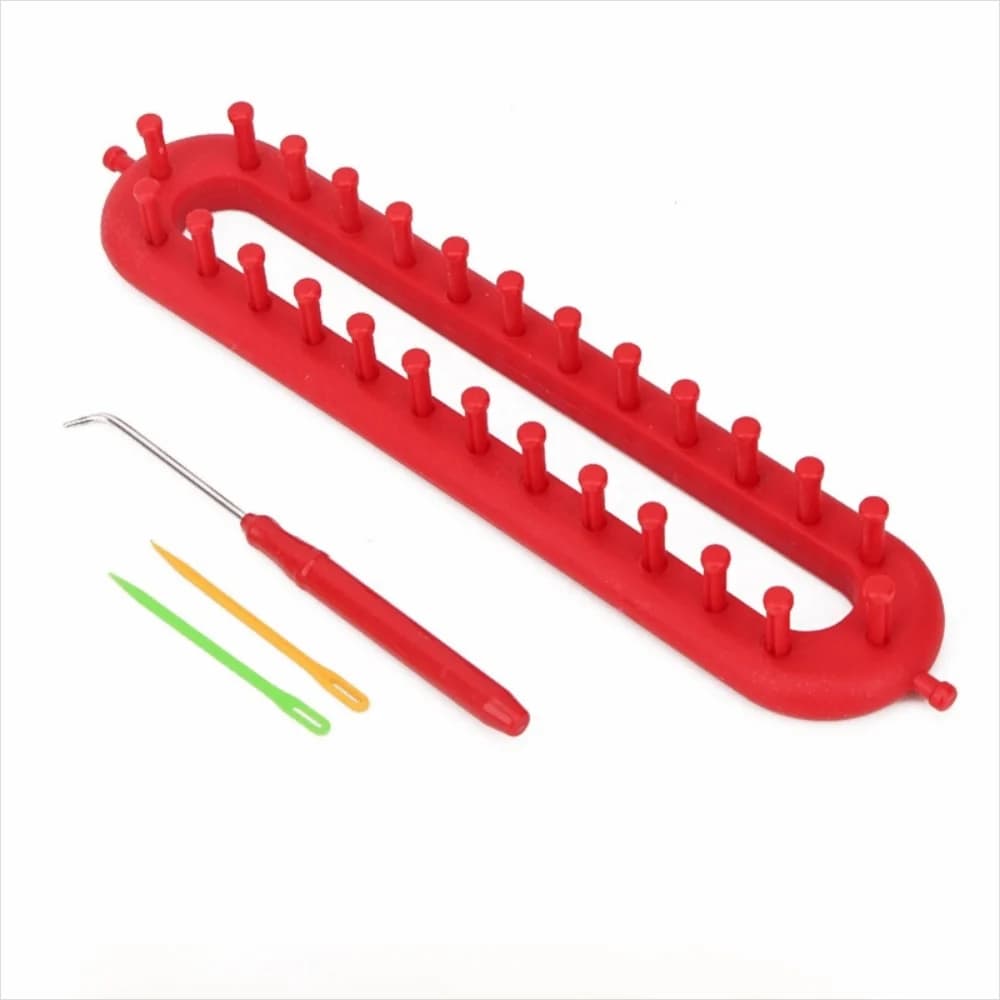 Gift 26/36/47/58cm Weaving Loom Knitting Kit Rectangle Handmade Craft Wool Knitter DIY Braiding Tool