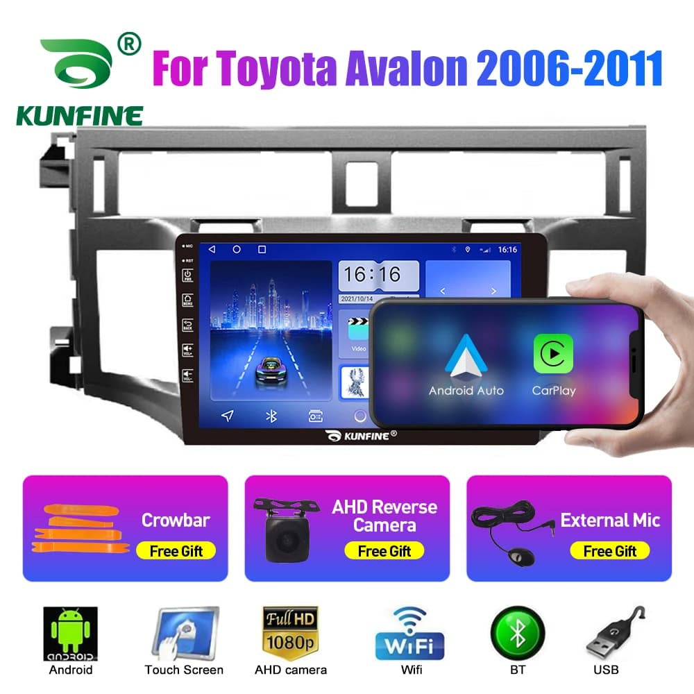 10.33 ''Radio Per Toyota Avalon 2006-2011 Android Auto Stereo DVD Lettore di Navigazione GPS Touch Screen Carplay Android Auto