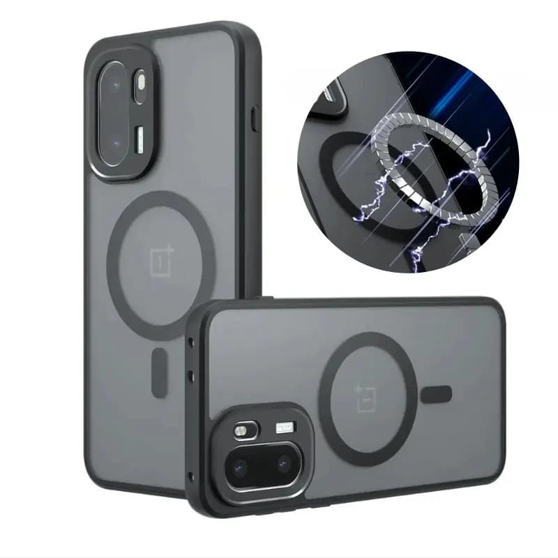Custodia Magnetica Magsafe Opaca Antiurto per OnePlus ACE 6 Ultra 6T 15R con Ricarica Wireless, Cover Rigida Smerigliata per 1+ ACE6 Ultra