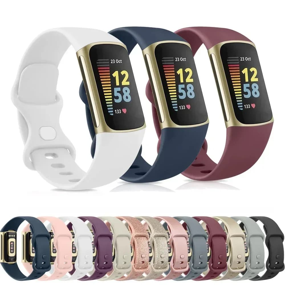 Cinturino dell'orologio per Fitbit Charge 5/6 cinturino di ricambio per cinturino TPU Sport bracciale per Fitbit Charge 5 accessori per cinturini Smartwatch