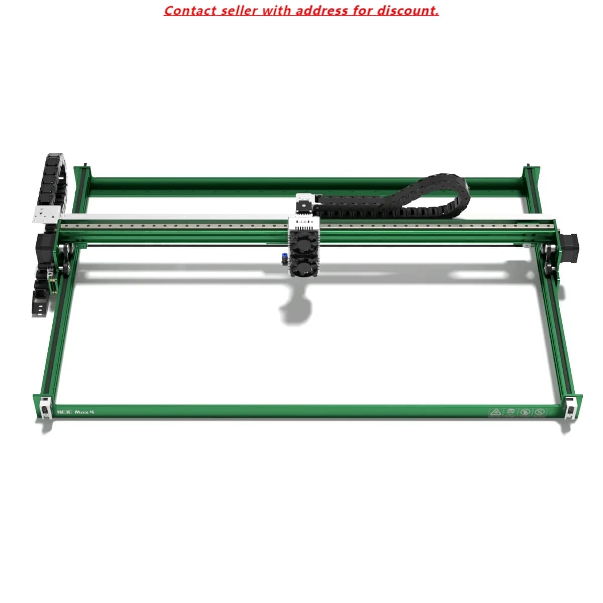 NEJE MAX 4 E80 24W Incisore laser 4 assi Metallo Legno Incisione laser Macchina da taglio laser CNC Kit base + Pompa ad aria + Rotante