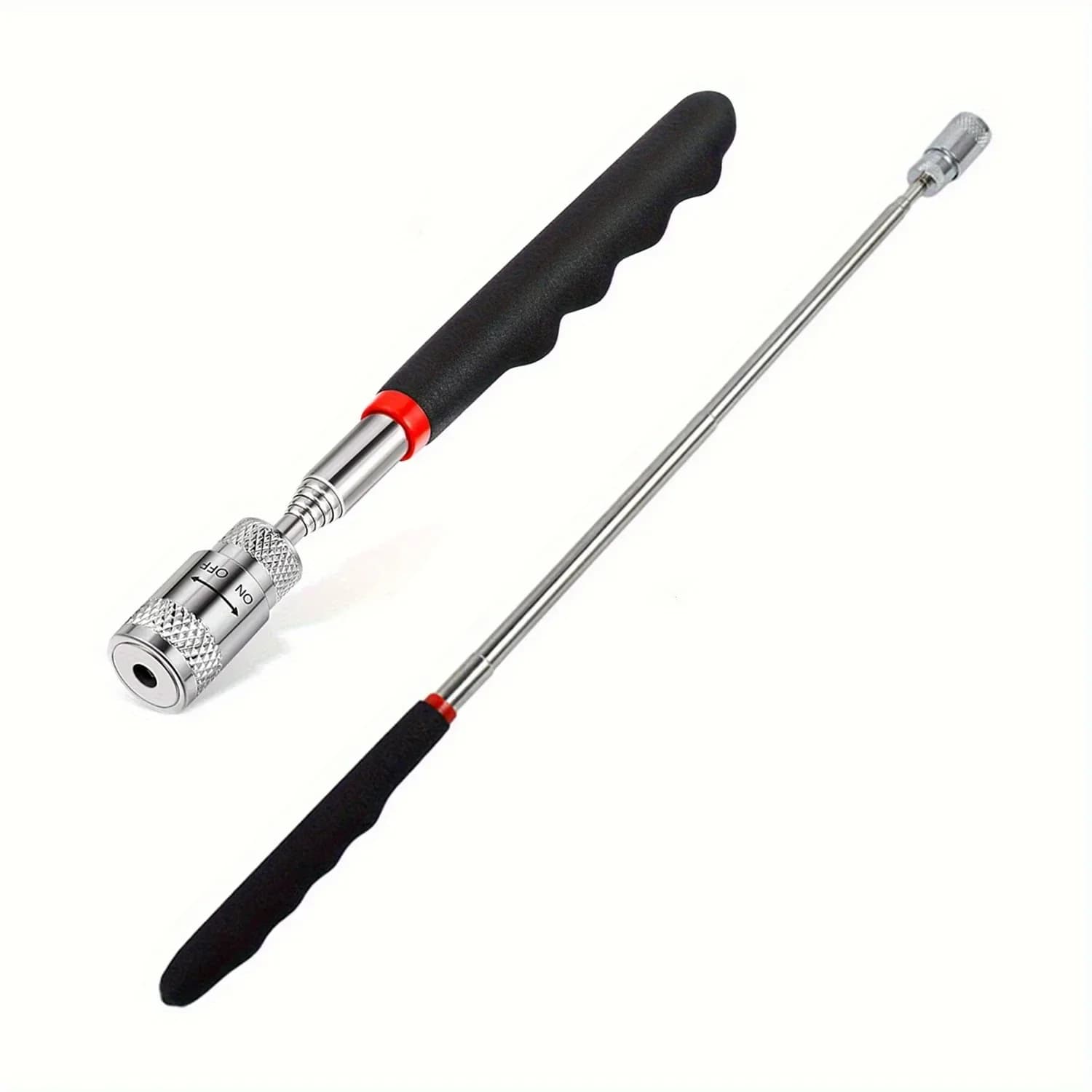 Strumento Magnetico Portatile Estensibile con Torcia LED e Asta Magnetica per Officina di Riparazioni