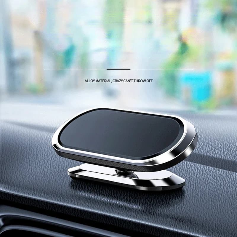 Nuovo supporto magnetico per telefono da auto robusto e facile da installare installato con un supporto per telefono GPS con rotazione di 360 gradi adatto a tutti i telefoni