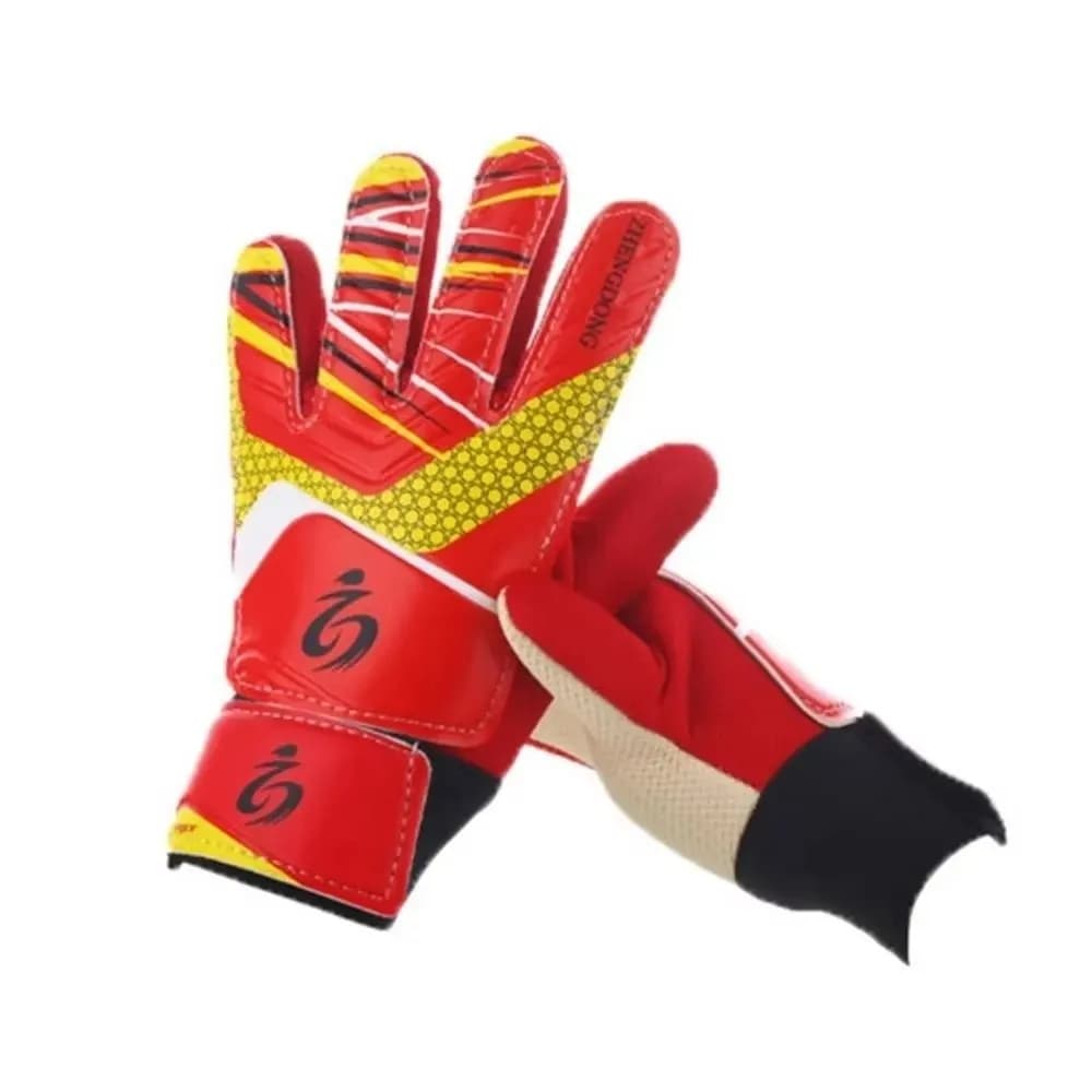 1 paio di guanti professionali da portiere per bambini, guanti da portiere da calcio, guanti protettivi con dita intere, in lattice