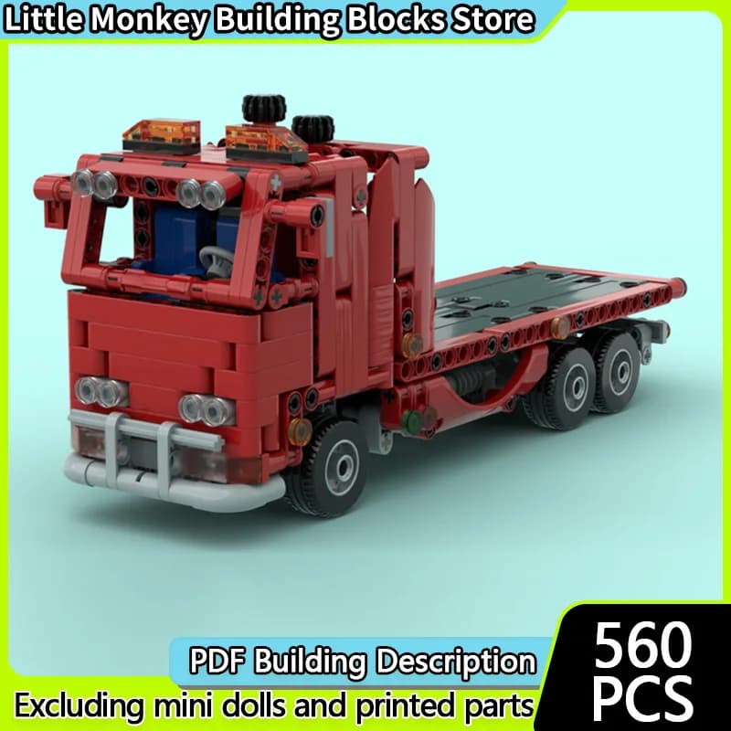 City Car Model MOC Building Bricks Classic Mini Fladbet Truck Modular Technology Children Holiday Gifts Assemble Toys Suit
