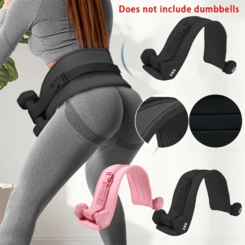 Butt Bridge Trainer Yoga Sport Manubri Waist Weight Belt Fitness Push Weight Support Belt for Central Strength Training