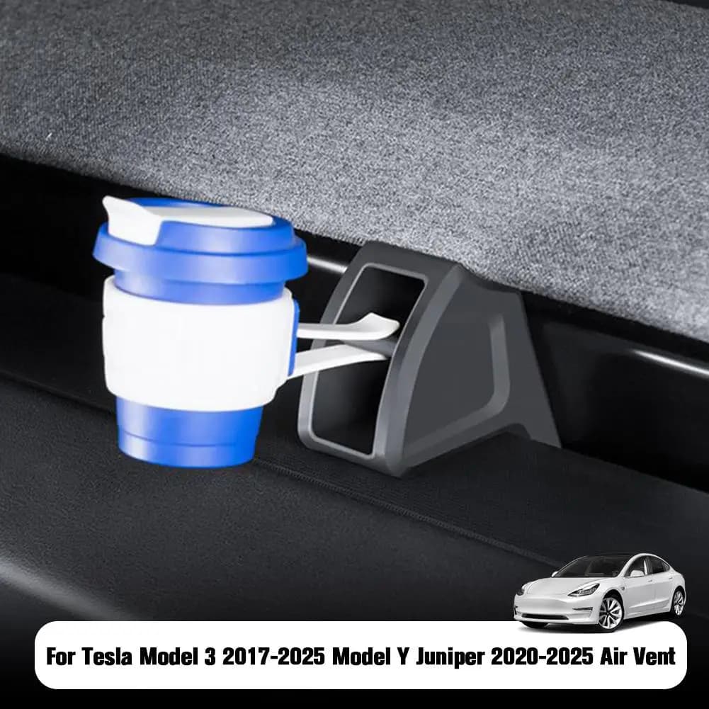 For Tesla Highland Y Launch 2025 Deodorant Air Clip Adapter Car Fragrance Exit Aromatherapy Silicone Vent Air Clip J1R0