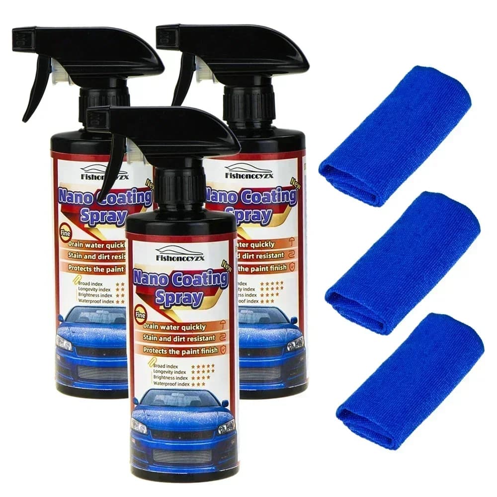 Rivestimento Ceramico 9H per Auto, Cura della Vernice Hydrochromo, Nano Top Coat Rapido, Protezione Polimerica, Cera Liquida per Cura dell'Auto