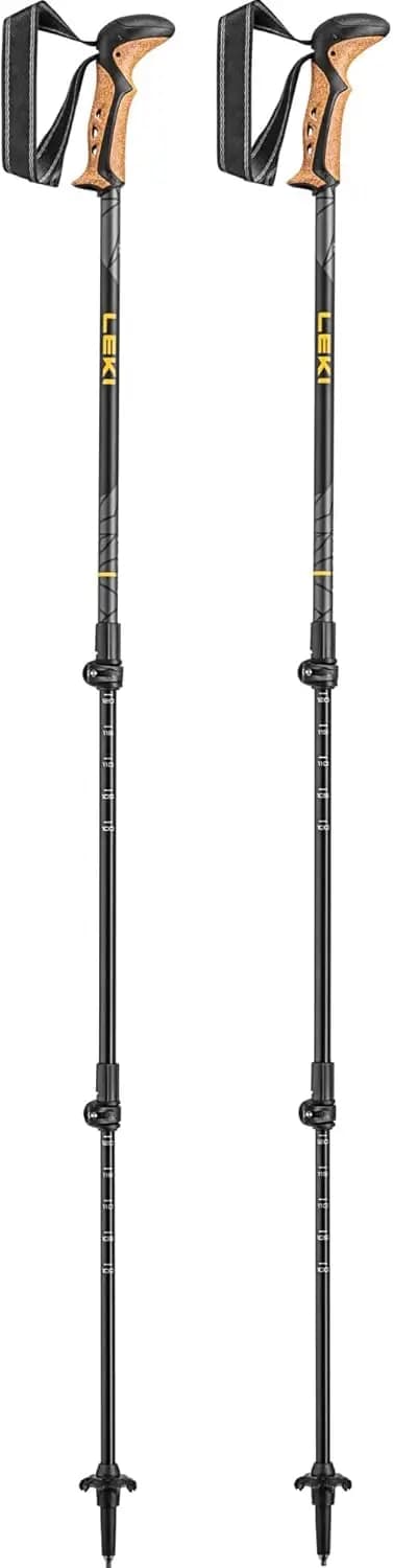 Light Aluminum Trekking Sticks for Hiking and Walking - Easy to Transport