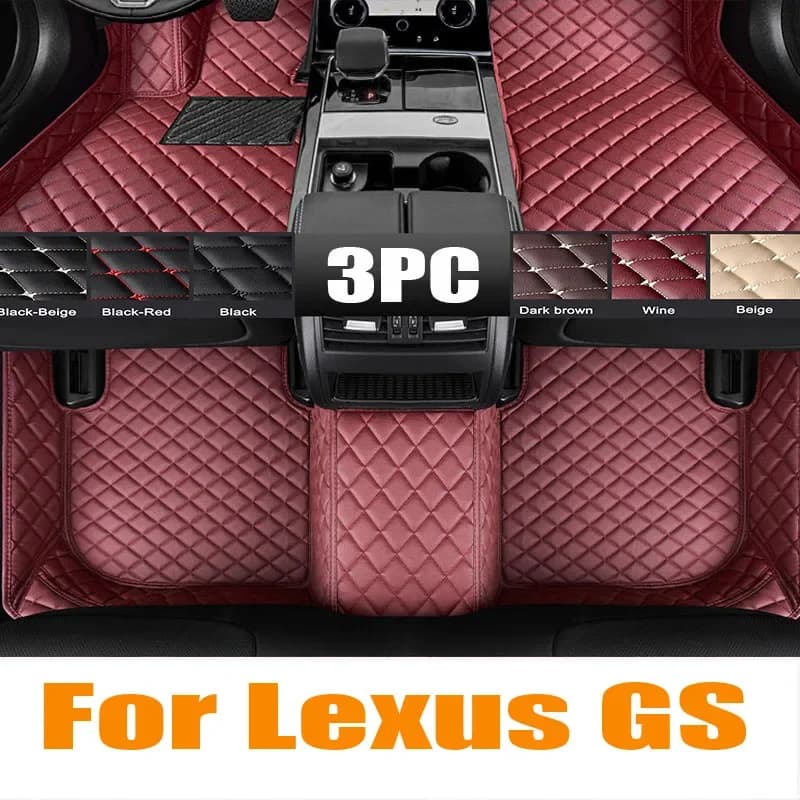 Tappetini auto Per Lexus GS 2011 2010 2009 2008 Tappeti Tappeti Interni Auto Personalizzati Parte Prodotto di Ricambio rivestimento automobilistico 0601
