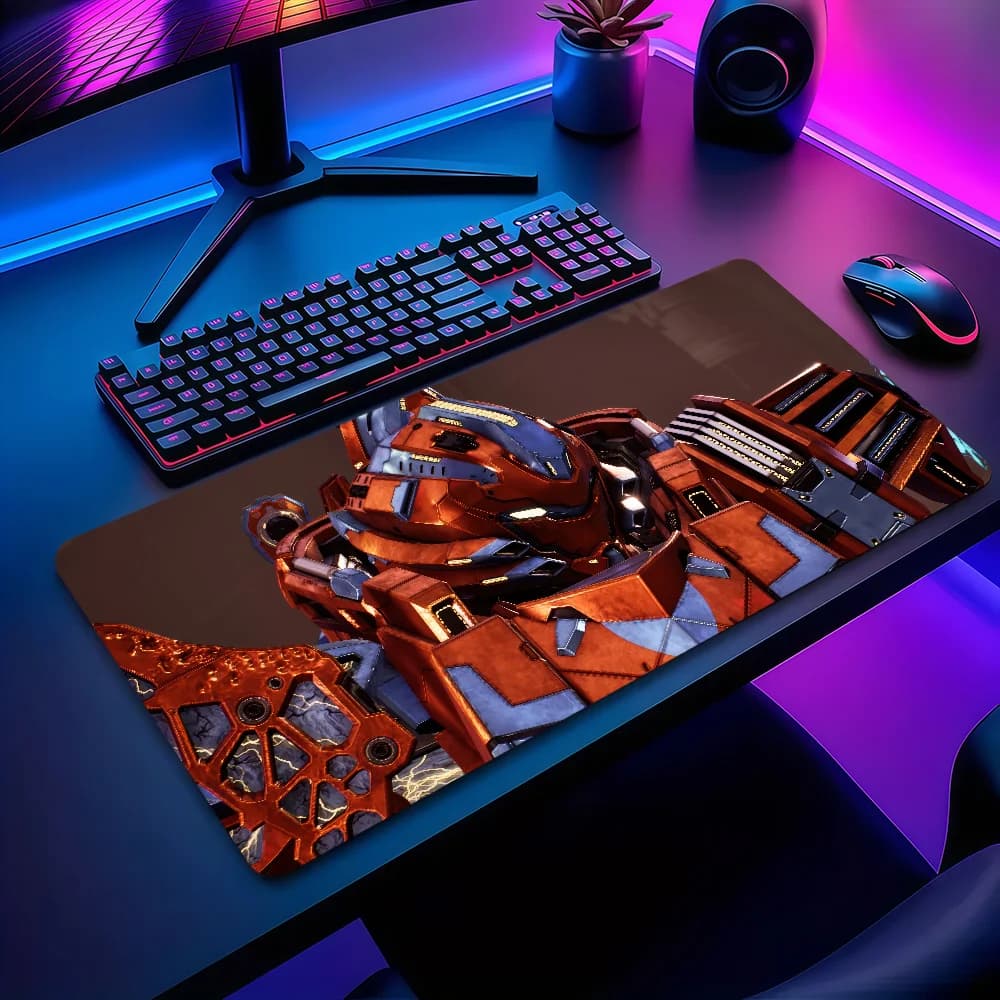 Tappetino per mouse Game D-Daemon X Machina, tappetino per mouse ispessito antiscivolo, grande, con bordo di fissaggio, per ufficio, studenti, gaming