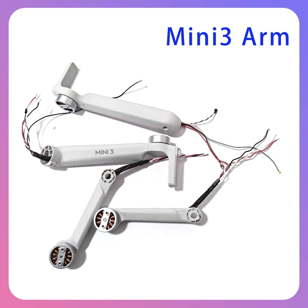 I bracci elettrici originali Mini3 anteriori, posteriori, sinistra e destra ruotano in modo fluido per le parti di manutenzione del drone DJI Mini3