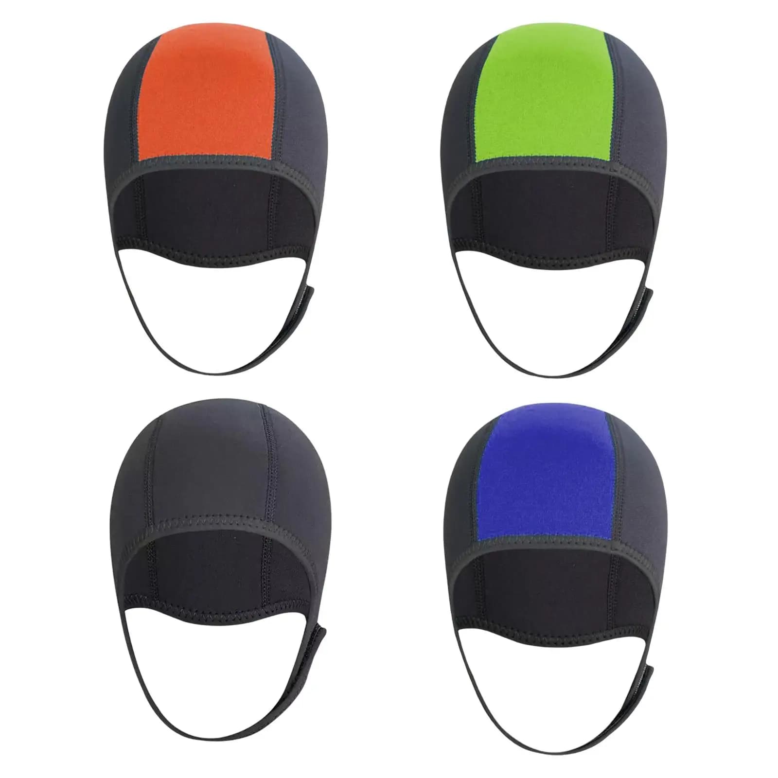 Cappello da Immersione in Neoprene 3mm, Cappuccio Termico Regolabile per Canoa, Snorkeling, Kayak e Sport Acquatici