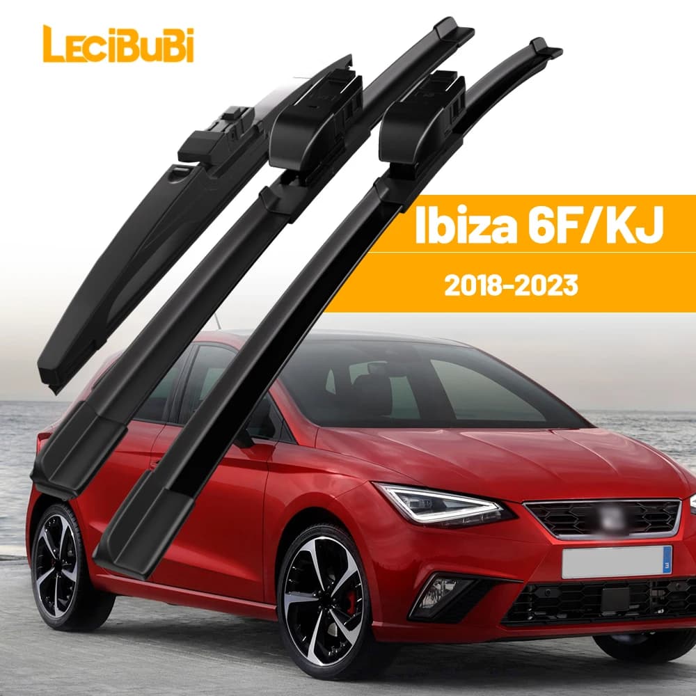 Per Seat Ibiza 6F KJ 2018-2023 1set Parabrezza Anteriore e Posteriore Spazzole Tergicristallo Tergicristalli 2019 2020 2021 2022 Accessori
