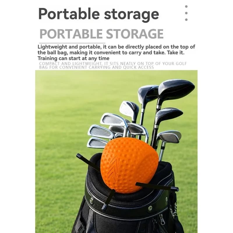 -[cilae-17R] Golf Swing Trainer - EVA Connection Ball For Beginners - Correct Swing Motion Practice