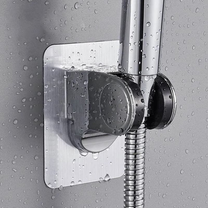 Supporto universale per soffione doccia a parete senza punzone staffa per doccia regolabile per uso domestico accessori per il bagno autoadesivi