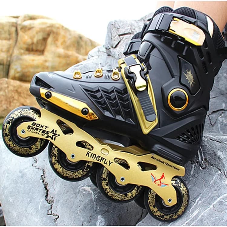 Pattini a rotelle in linea professionali Donna Uomo Bambini Pattini da velocità per adulti Scarpe da ginnastica gratuite per esterni pattini 4 rodas Taglia 30-44