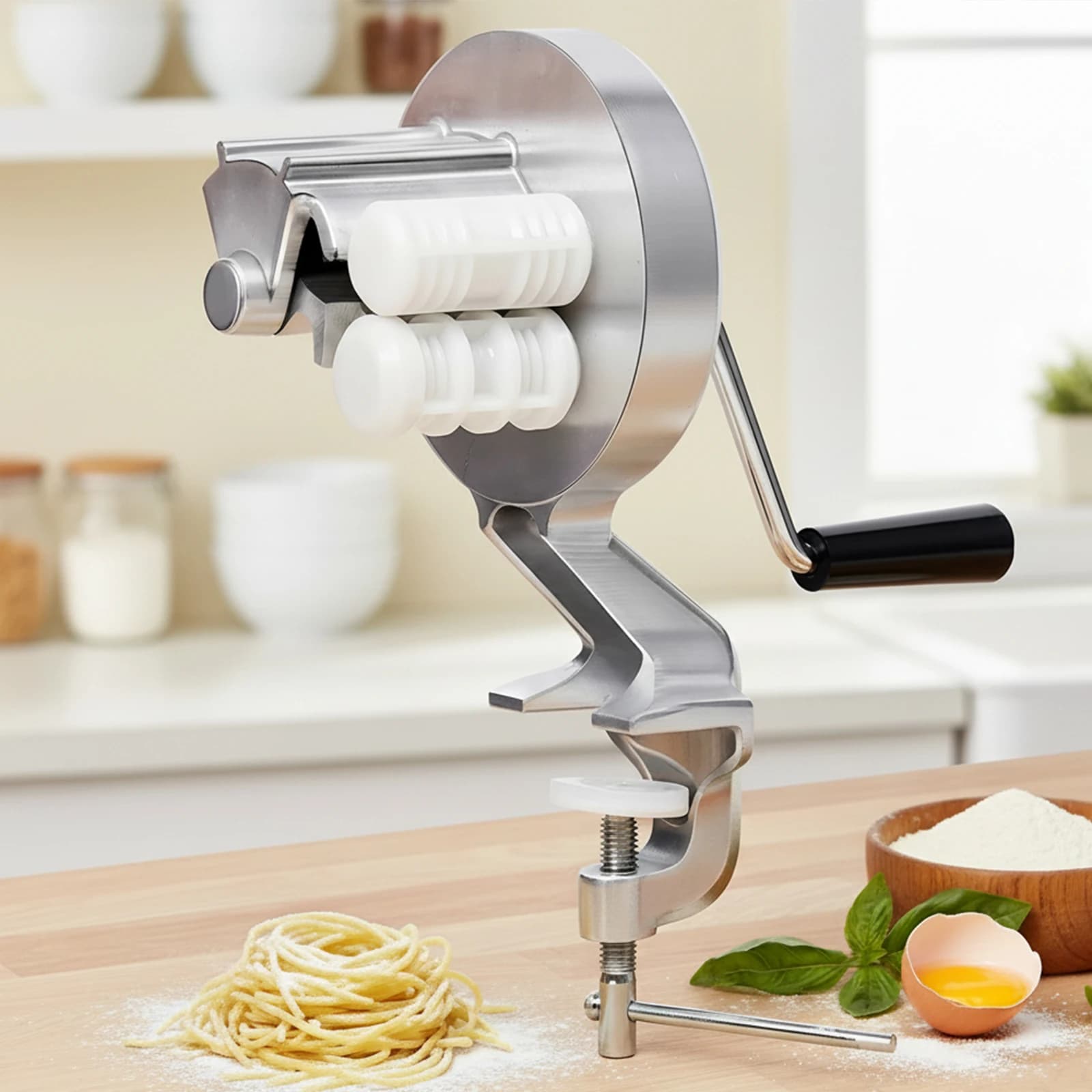 Macchina Manuale per Cavatelli e Gnocchi con Manovella per Pasta Autentica Italiana