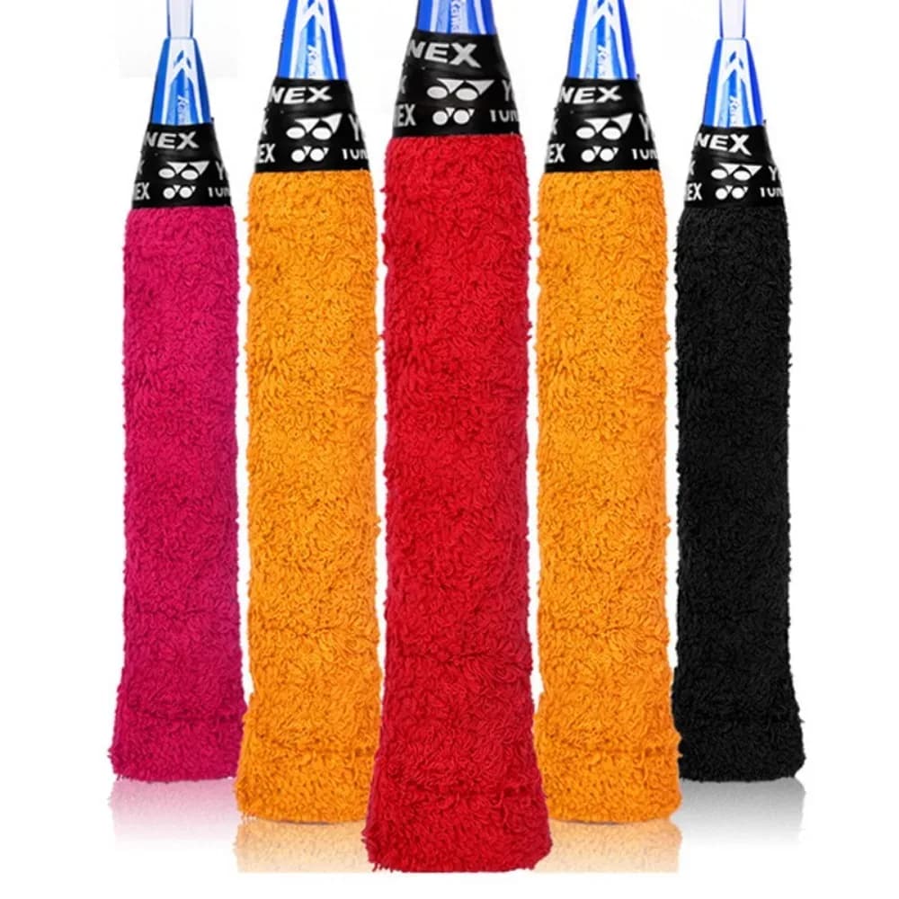 Grip per Racchette in Cotone Premium, Overgrip per Tennis e Badminton, Nastro Assorbente per Impugnatura, Accessori Sportivi