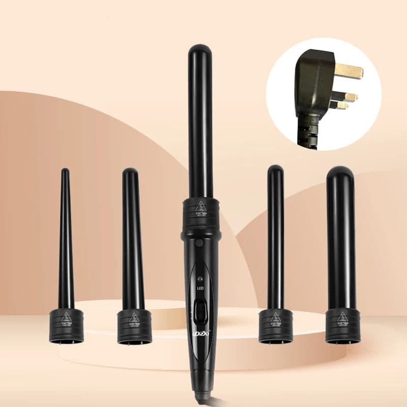 Removable hot curling iron, professional electric curling iron machine, ceramic curling rod, curling tool for waves