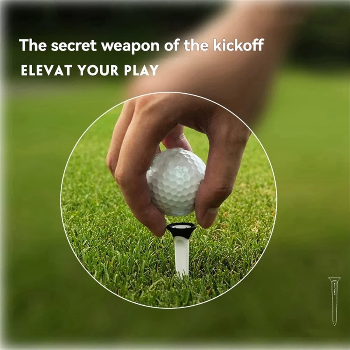 MELE LINKS Accessori per l'allenamento della maglietta da golf con perno da golf ad altezza regolabile