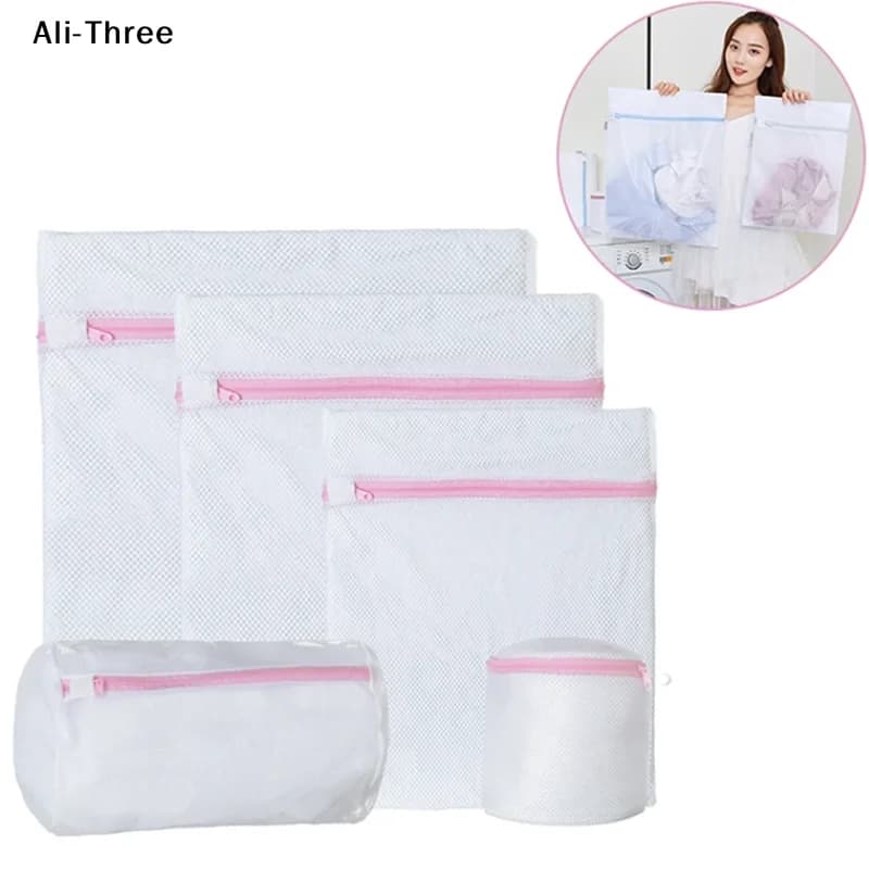 3 sizes, folding, for delicate linen, bras, socks, underwear, washing machine protection