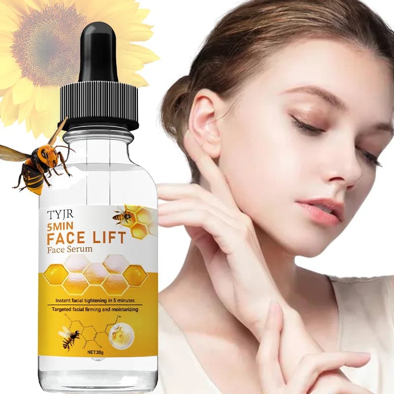 Essenza di veleno d'api da 30 ml, idratazione potente, contenente veleno d'api e acido ialuronico, crea una pelle beige chiara morbida e solida, dire addio al secchezza e migliorare la lucentezza