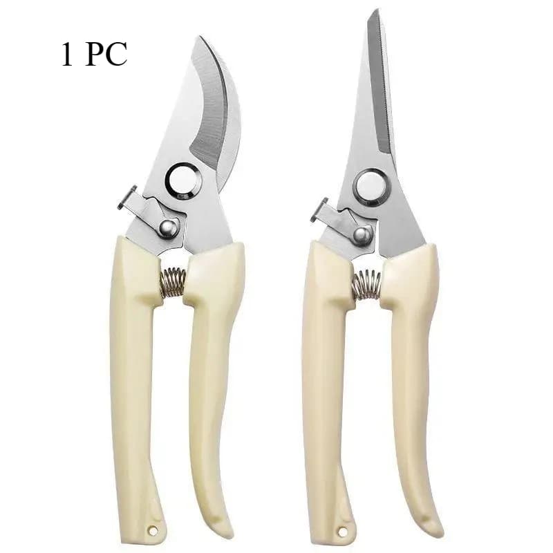 Stainless Steel Pruning Scissors Cutting Multifunctional Flower Tree Branch Bypass Garden Pruner Hand Shear Clipper Tool