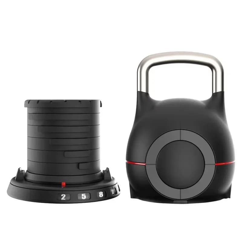 Adjustable Kettlebell 20kg 7 Level Settings For Gym Strength Training And Professional Fitness Exercise