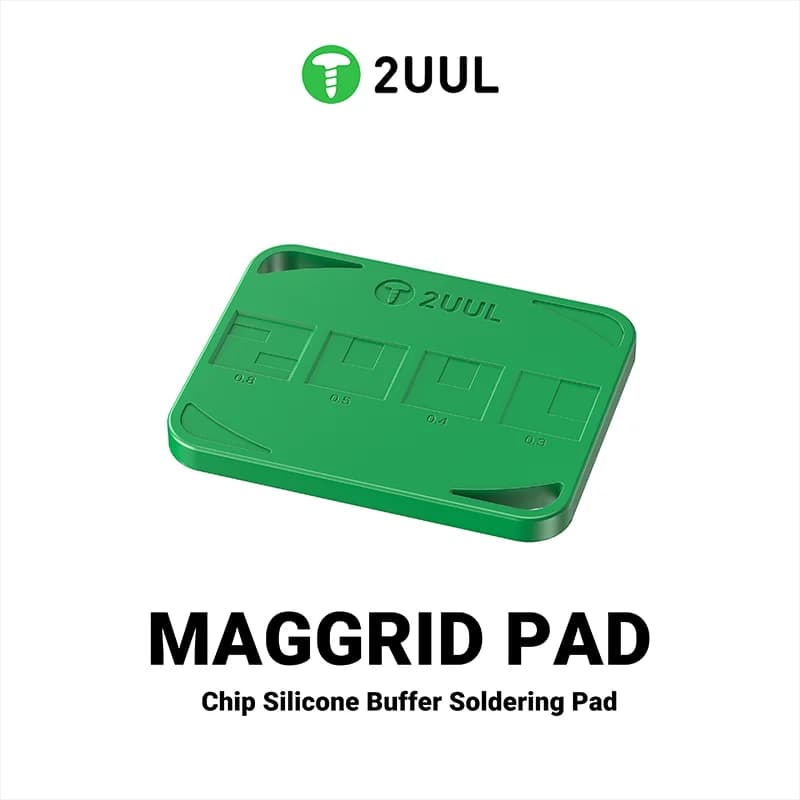 2UUL BH15 MagGrid Pad Chip Silicone Buffer Soldering Pad Heat Resistant for Electronic Phone Laptop Watch Repair
