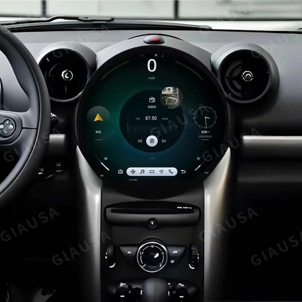 11.7 "Android 15 Per BMW Mini Cooper Countryman R51 R56 R57 R58 R60 R60 R61 2007-2015 Radio Bluetooth CarPlay Android Auto 4G