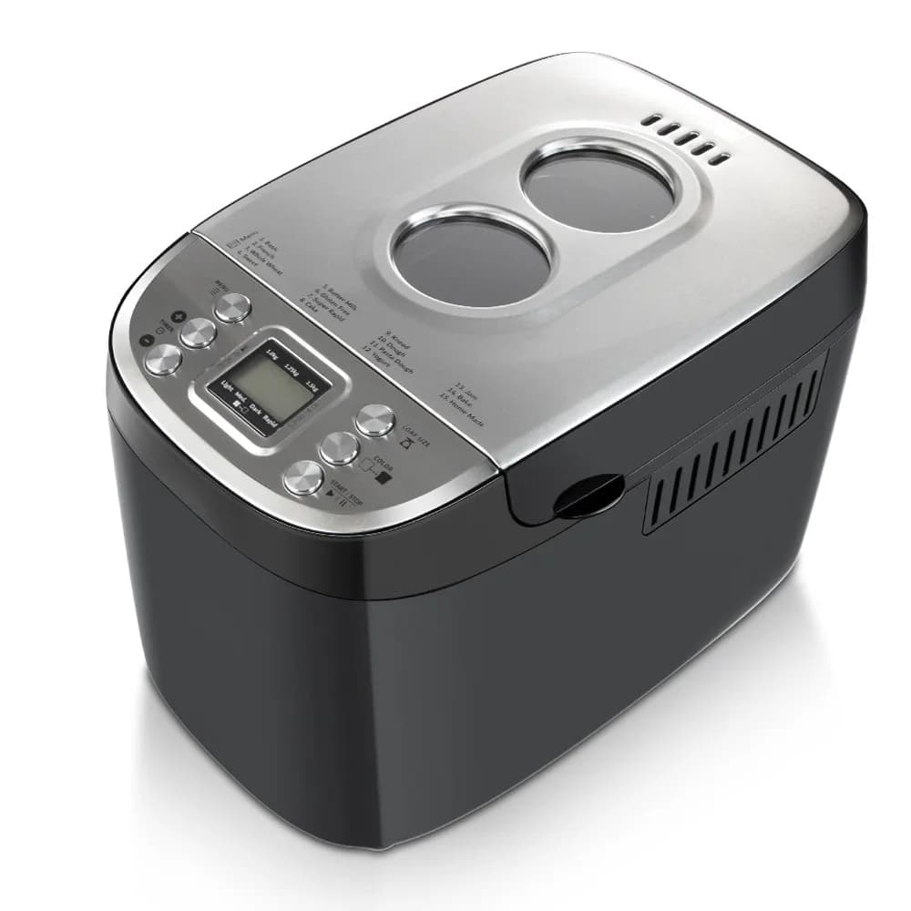 Macchina per il Pane Domestica con Spina EU 2026, Impastatrice e Fermentatrice Mini Completamente Automatica, Macchina Intelligente per Mantou e Toast