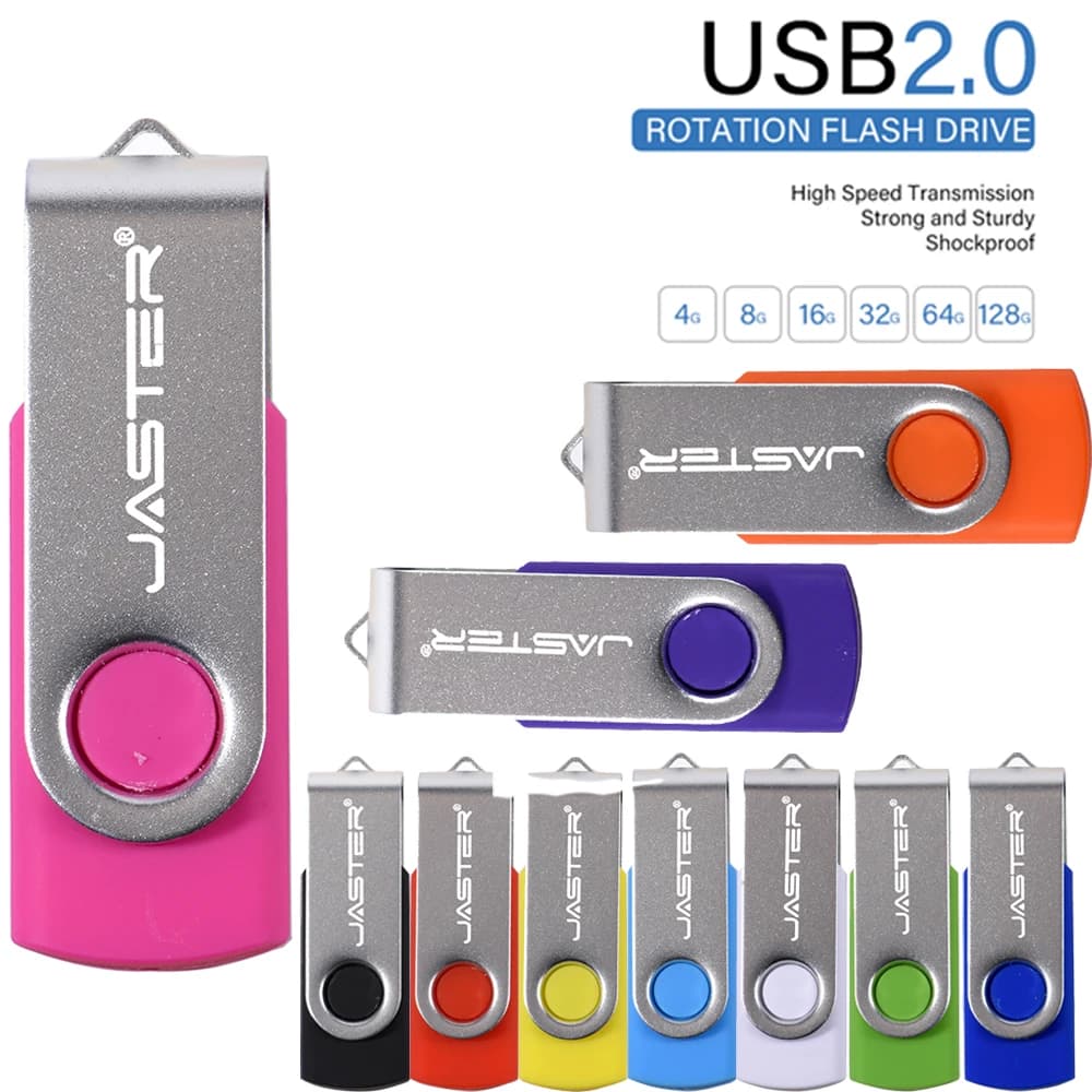 USB Key Shape Pendrive Metal Memory Stick 4GB 8GB 16GB 32GB 64GB Usb Flash Drive Pen Drive Flash Usb Disk Pen Drive