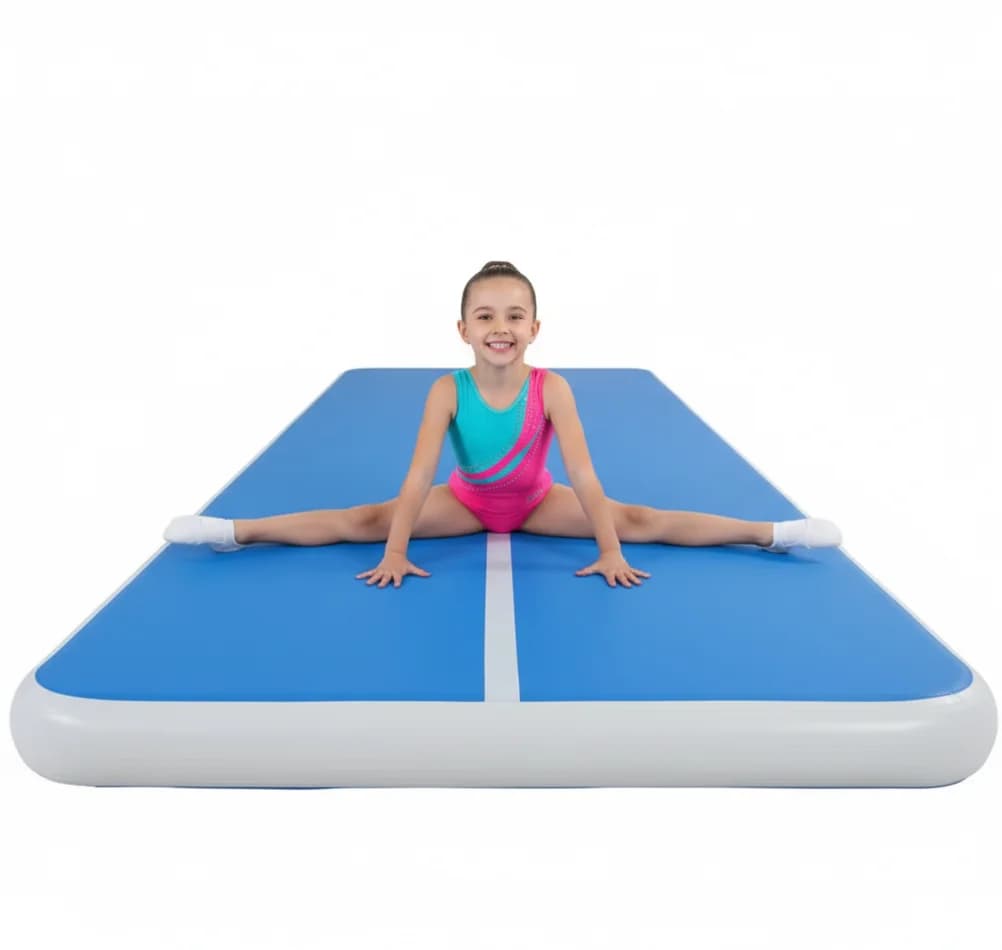 High Quality Portable 10M 12m Inflatable Gymnastics Spring Floor Tumbling Mat Yoga Mats