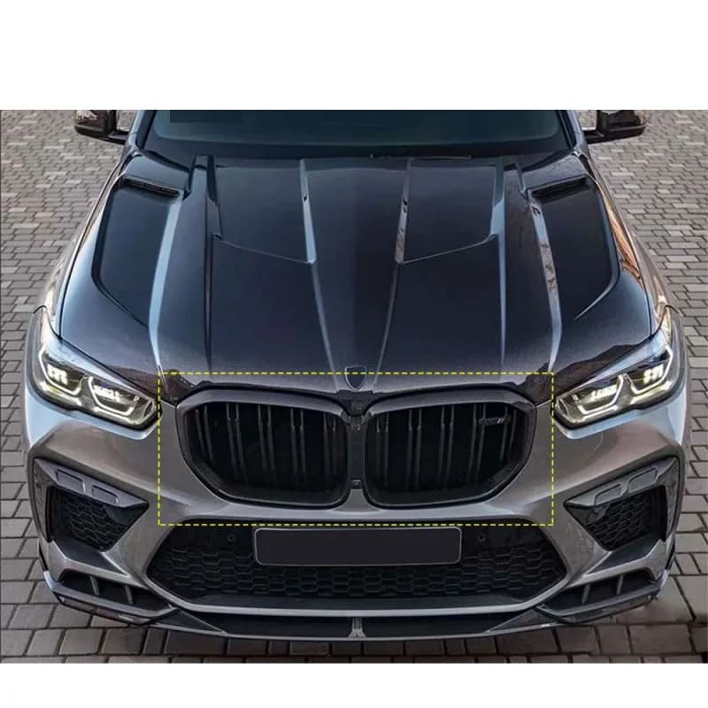 LD Style Carbon Fiber Bodykit Lip Front Diffuser Side skirt Trim for BMW X5M F95 New Modified R Carbon Fiber Kit