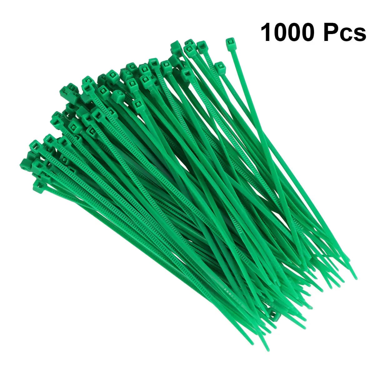 1000Pcs 3x100mm Nylon Cable Ties Self-Locking Wire Tie Wraps Heavy Duty Weather Resistant for Indoor Outdoor Cable Management