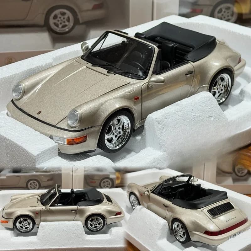 Modellino Auto in Scala 1:18 NOREV Porsche 911 964 Turbo 1992, Auto Sportiva in Lega Pressofusa