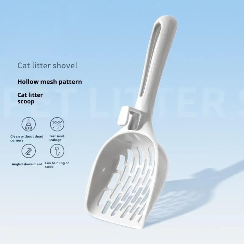 2 pz/set Mesh Lettiera per gatti Scoop Strumento per la rimozione delle cacca Forniture per la pulizia degli animali domestici Paletta per lettiera per gatti leggera e durevole