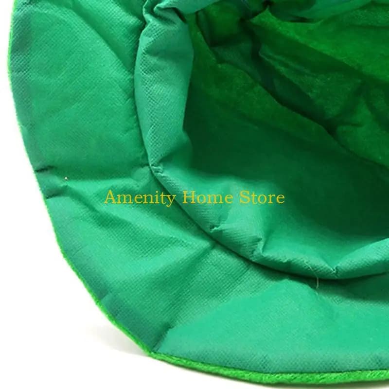 F26C Saint Patrick Day Irish Festival Hat Green Leprechaun Cap Top Hat Supplies