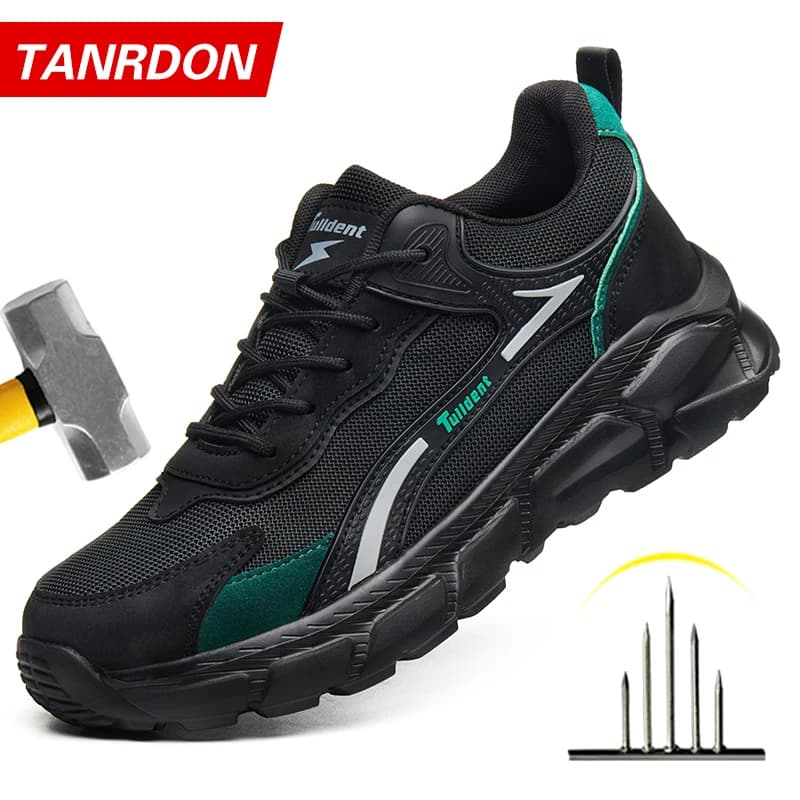 New Safety Shoes, Puncture Resistant Work Shoes, Fashionable Safety Shoes, Men's Protective Shoes, Work Boots