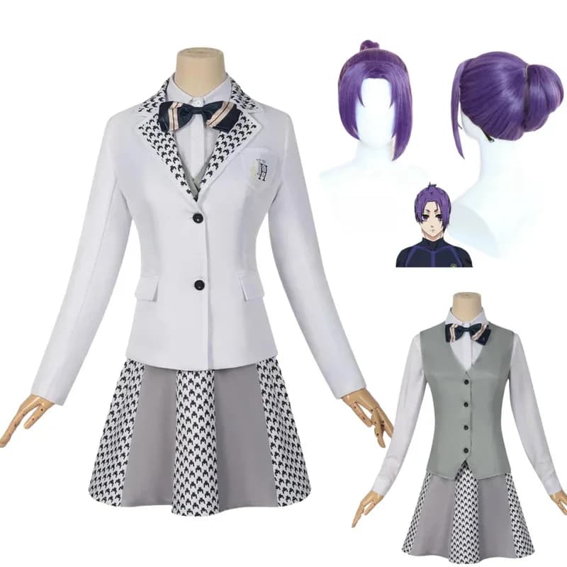 Anime Mikage Reo Cosplay JK Uniform Dresses Mikage Reo Wig Costume Set Halloween anime dresses