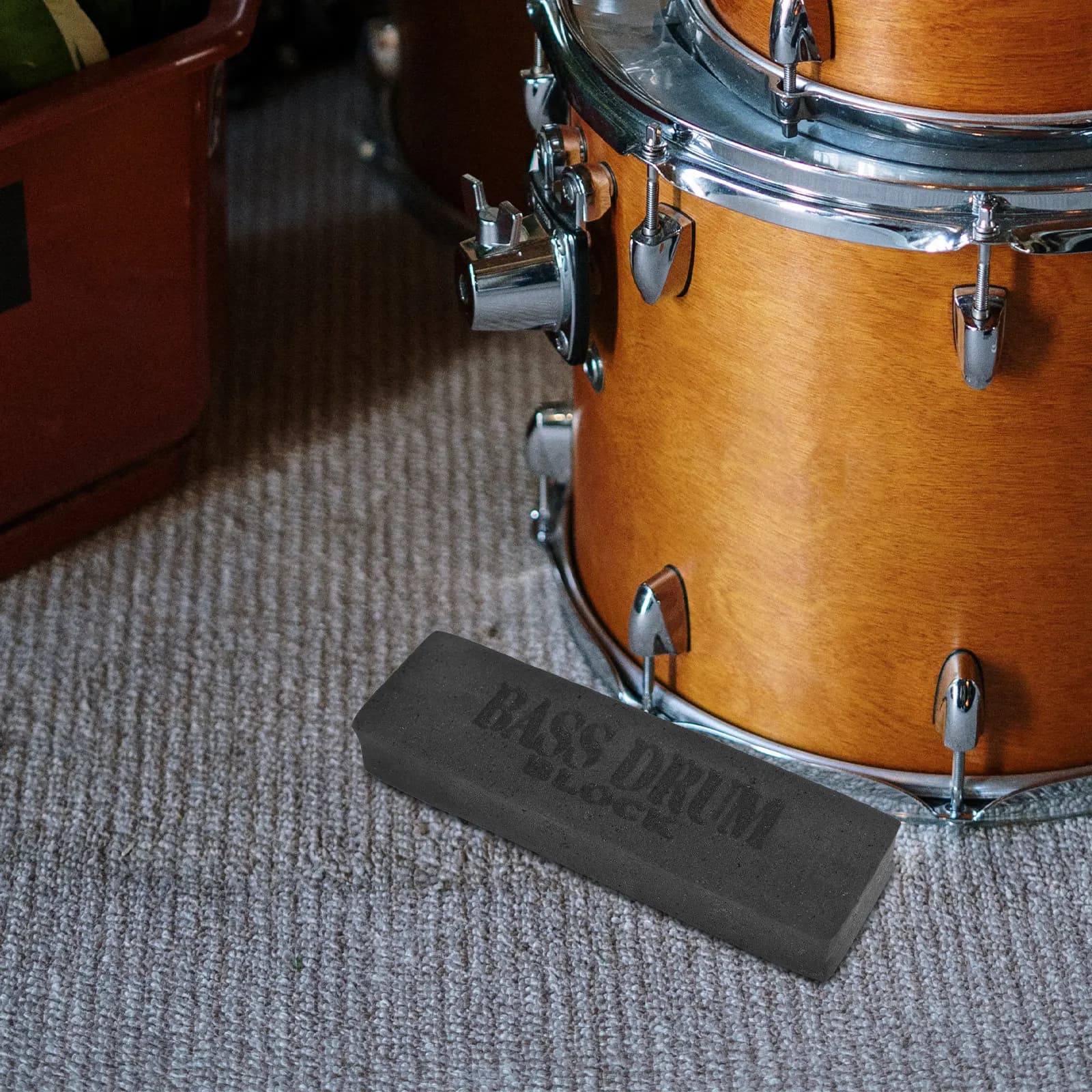 Blocco per Grancassa Antiscivolo in Spugna, Cuscinetto Fisso Antiscivolo, Accessori per Batteria, Regalo per Batteristi di Grancassa