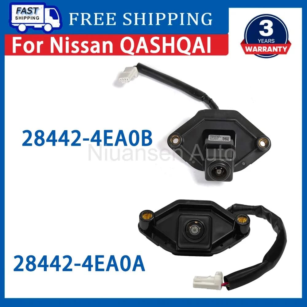 Telecamera Posteriore di Retromarcia per Nissan QASHQAI 2015-2019, Codici 28442-4EA0A e 28442-4EA0B