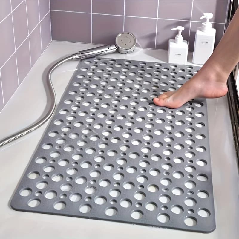 ‌ Tappetino da bagno antiscivolo ad asciugatura rapida con ventose - Tappetino da doccia anti-fatica per vasche da bagno, elementi essenziali per il bagno di casa/hotel
