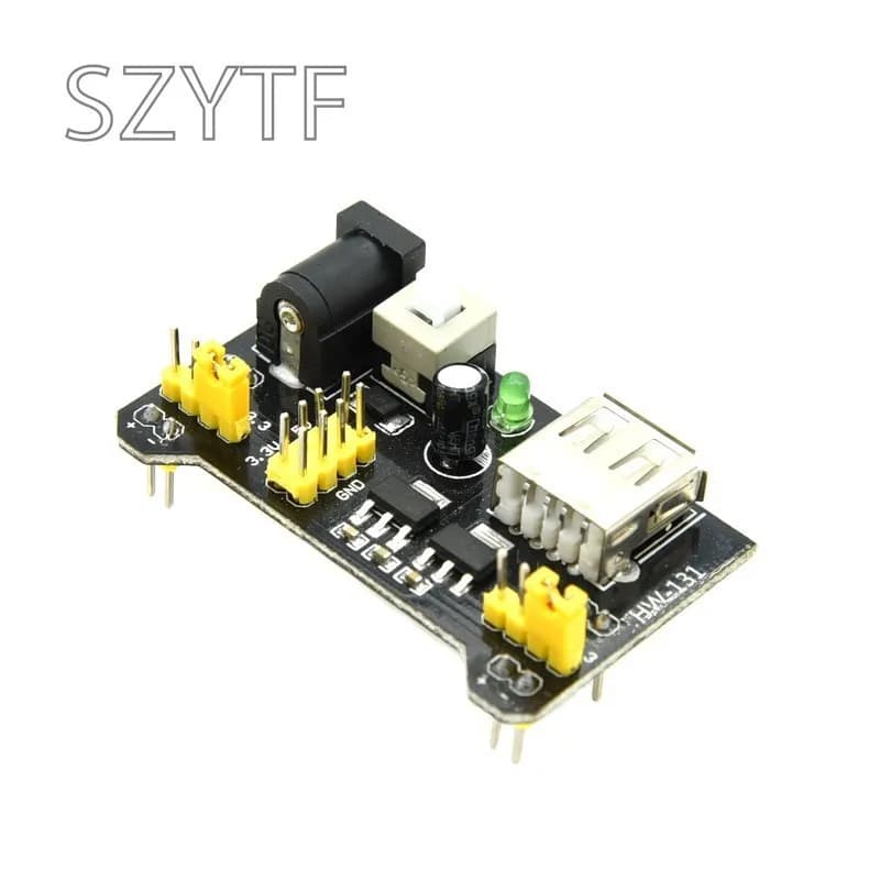 1 pz MB102 modulo di alimentazione Breadboard 3.3V 5V tagliere senza saldatura fai da te per Arduino